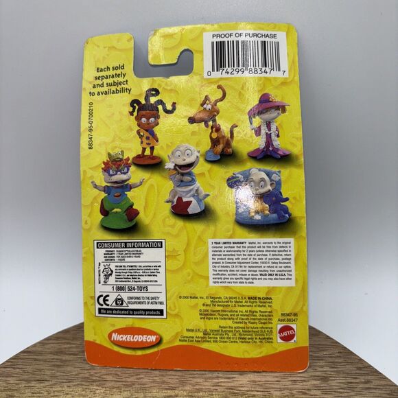 Vtg RUGRATS FIGURE SPIKE 3" Nickelodeon Collectible - 2000 Mattel NIP ~ RARE! - Picture 4 of 5